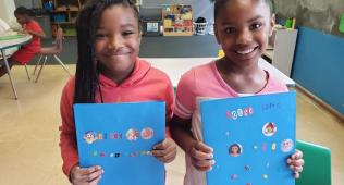 girls with craft