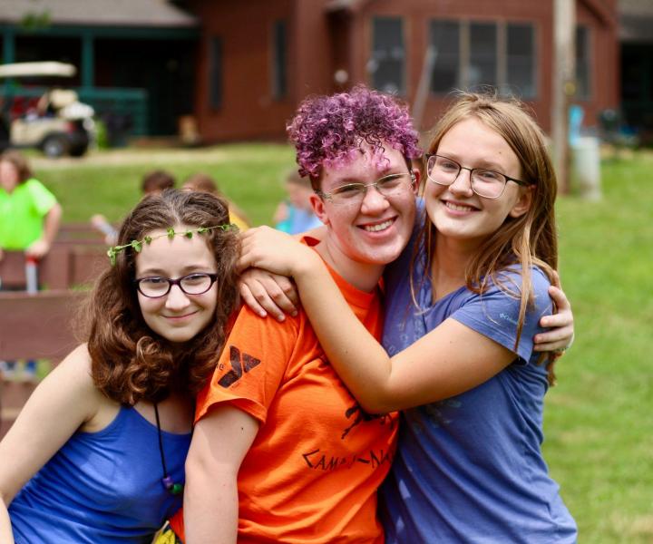 Girls at camp