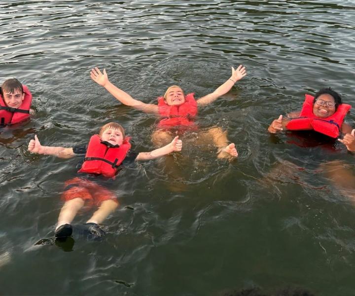 Rotary Camp_Rex Lake Swimming